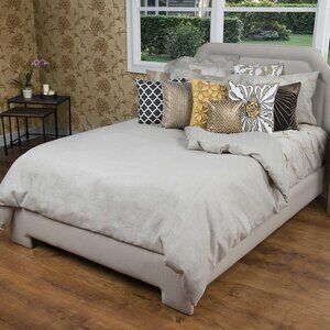 Rizzy Home Linen Duvet Cover Queen 90"x92" Brown/Neutral/ Solid New in Package!